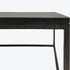 Libra Kirkstone Iron Coffee Table Oak Finish with Galaxy Slate Top Small 120x70cm